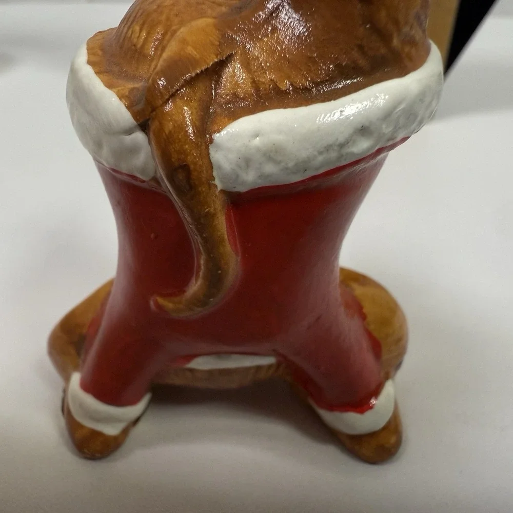 Vintage Colonial‎ Candle Christmas Mouse Whimsical Grandmacore Holiday Decor